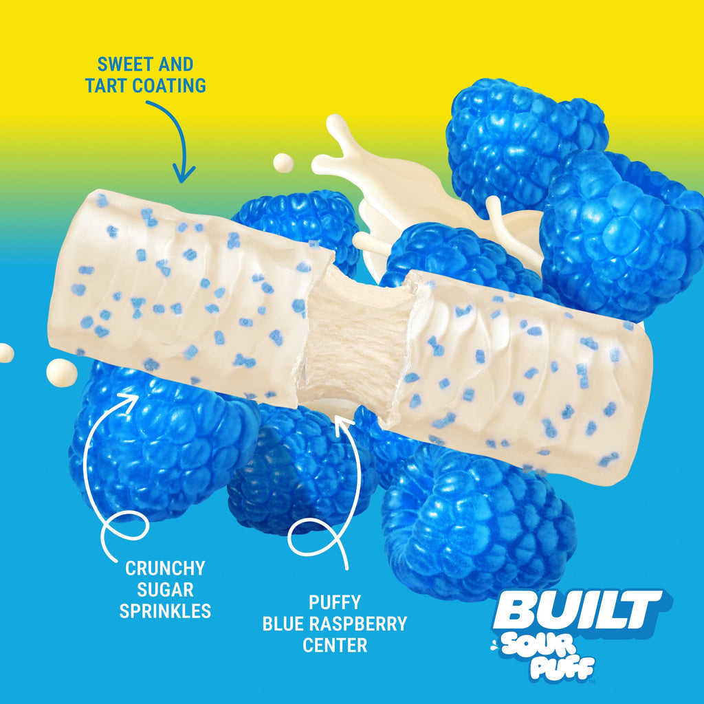Blue Razz Blast Sour Puff 4ct