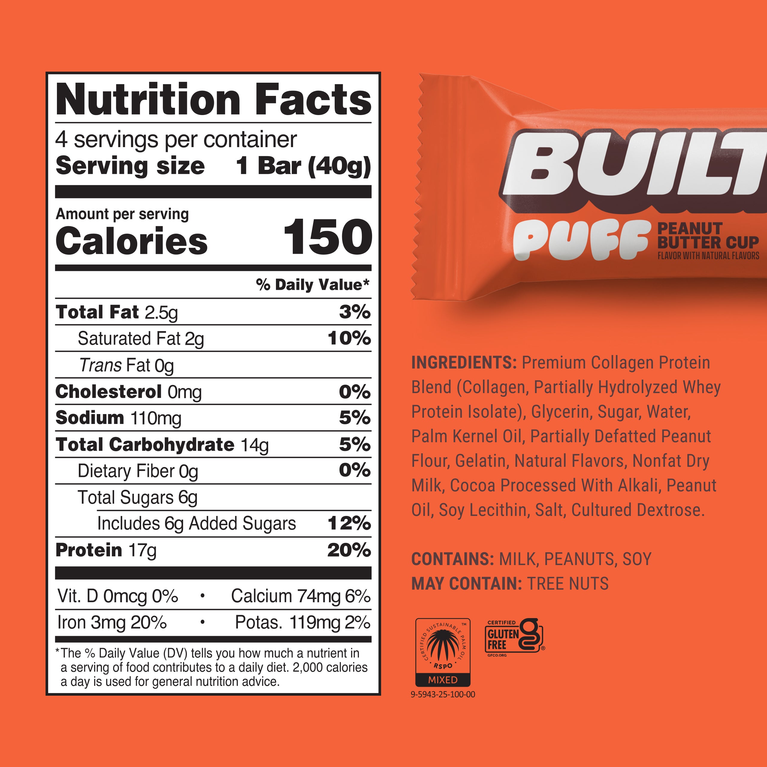 Peanut Butter Cup Puff 4ct