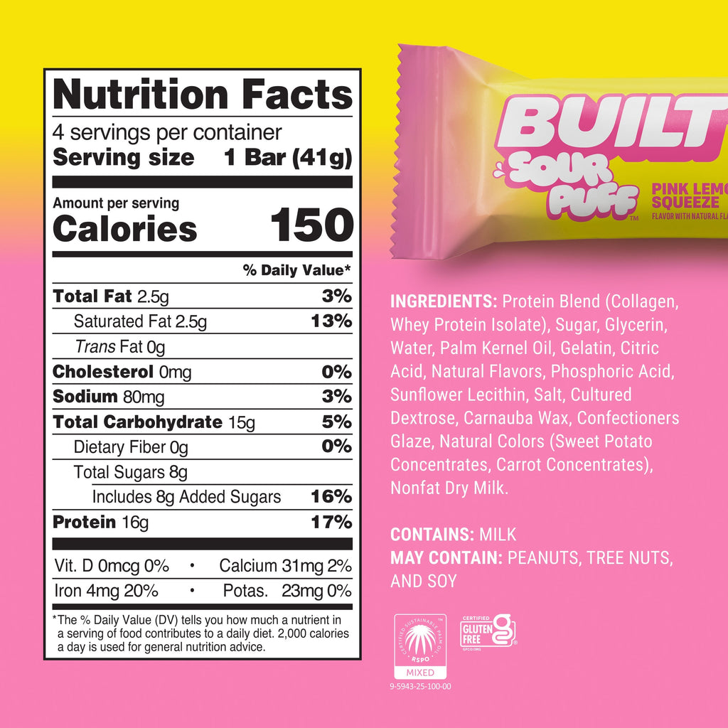 Pink Lemonade Squeeze Sour Puff 4ct