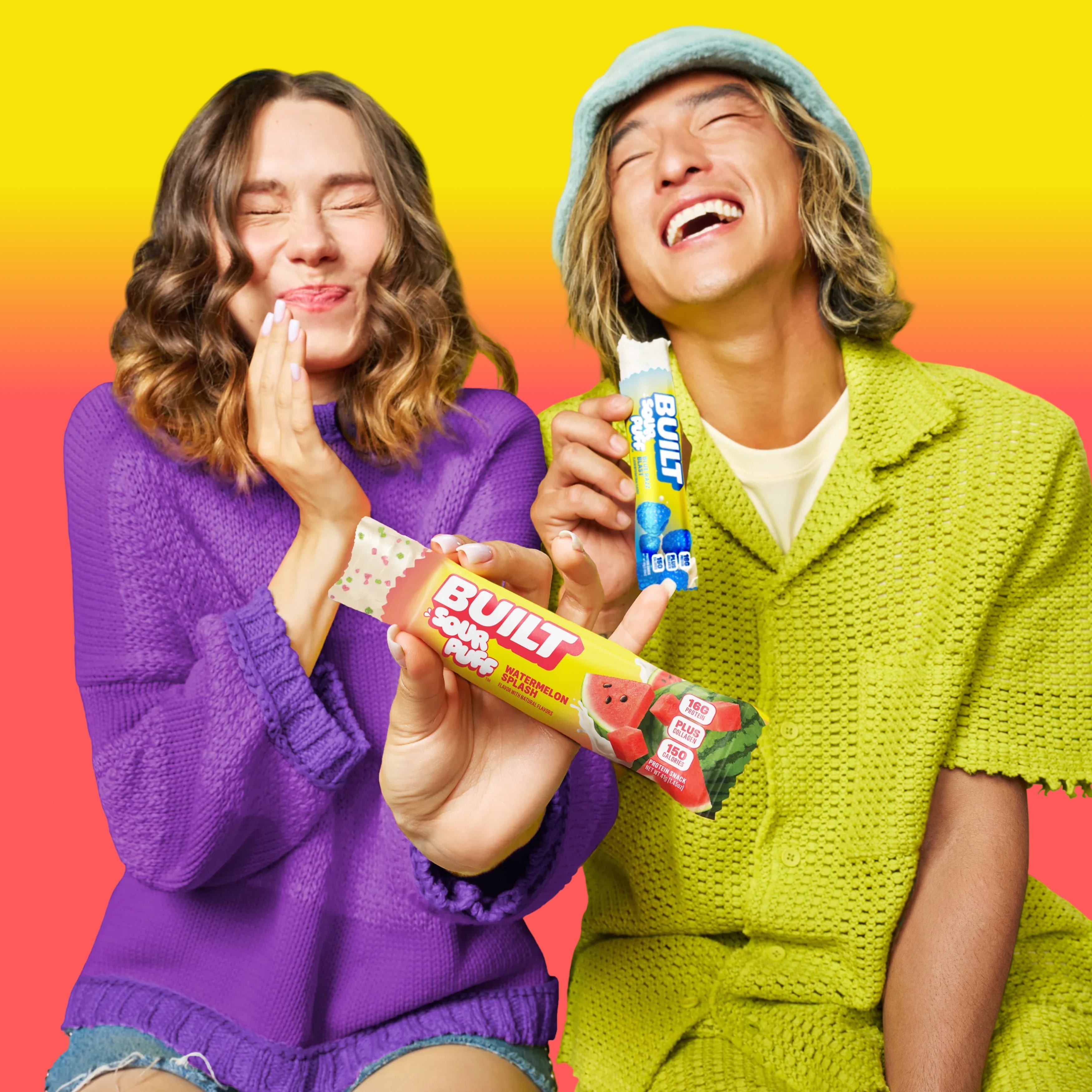 Watermelon Splash Sour Puff 4ct